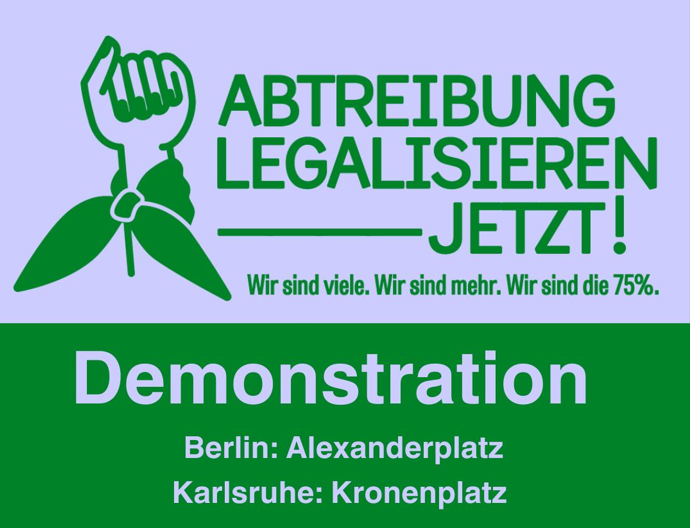 DEMO 7.12.2024: Abtreibung Legalisieren – JETZT!